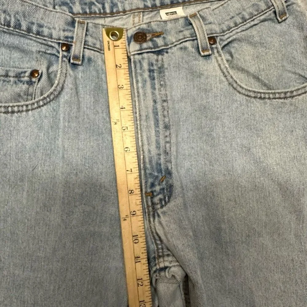 Levi’s 545 Men’s Size 34x32 Loose Fit Tapered Jeans Blue Light Wash Denim